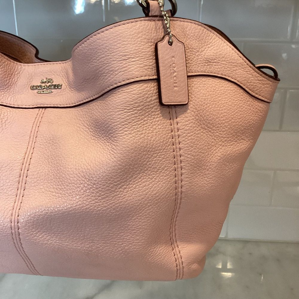 Coach Bag Purse Handbag Leather Pocketbook Lexy Crossbody Pebbled Shoulder Pink - Picture 3 of 13